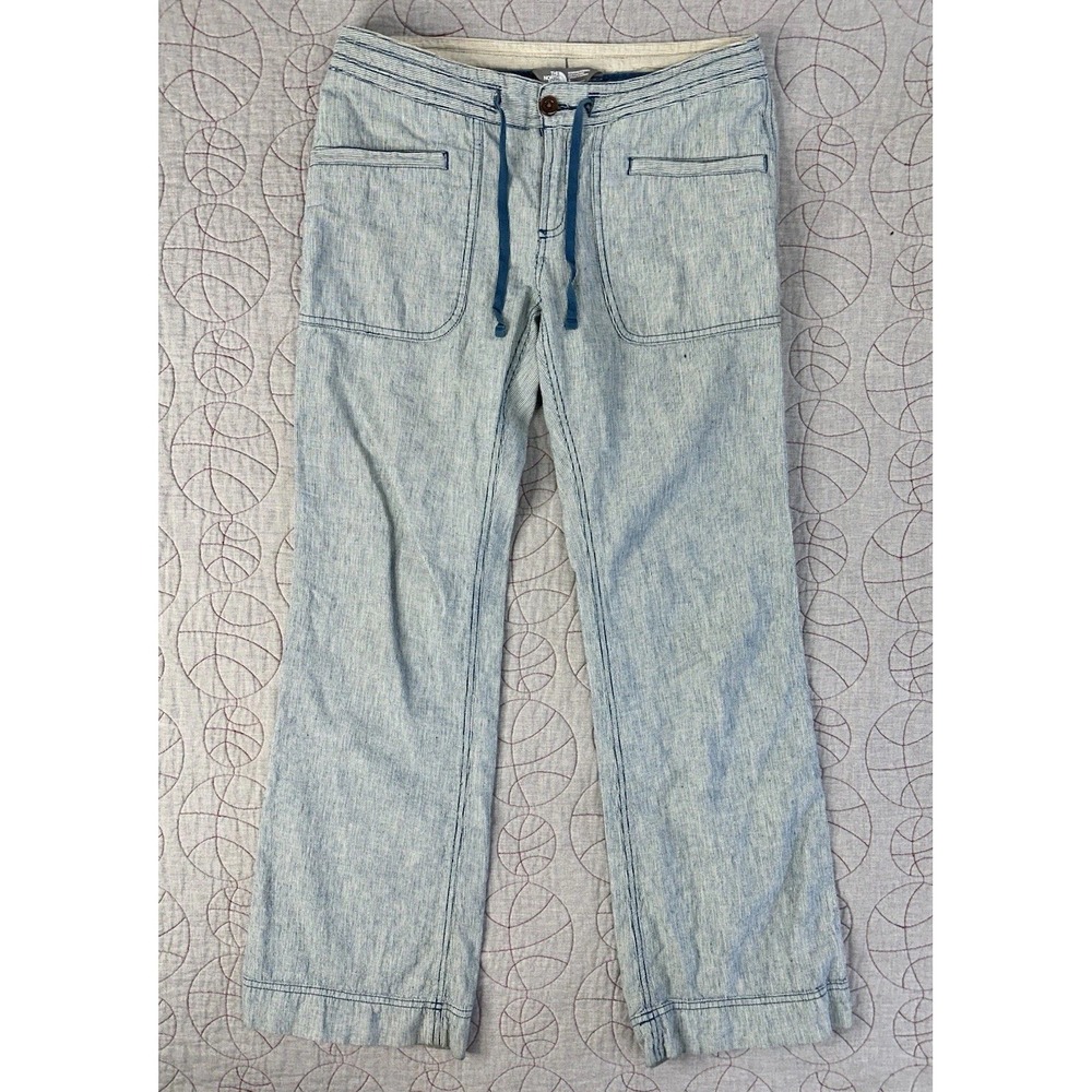 The North Face Larison Railroad Stripe Linen Pants / Women's 6